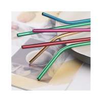 food grade eco-friendly&reusable 304 stainless steel drinking straw