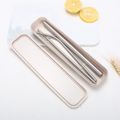 reusable ningbo metal stainless steel straw set