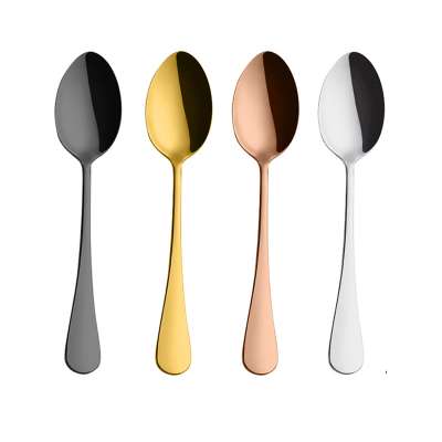 TOP Brands Buffet Serving Safety Stainless Steel Tasting Spoons Extra-Fine Stainless Steel